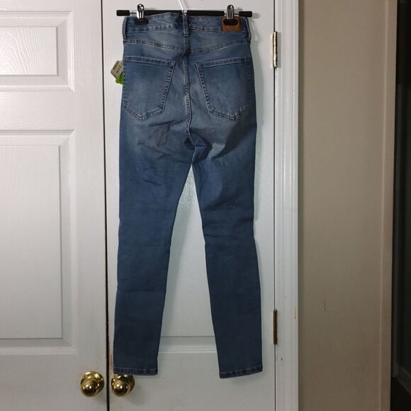 Aeropostale Seriously Stretchy  Super High Waist Distressed Jeggings Sz 8S - Picture 6 of 11